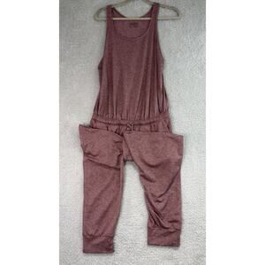 Patagonia Jumpsuit Women's M Burgundy Brown Stretch Hiking Athleisure